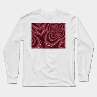 Decorative Floral Abstract Long Sleeve T-Shirt